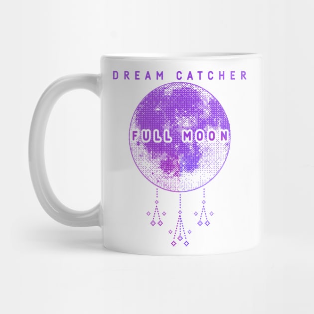 Dreamcatcher Full Moon by hallyupunch